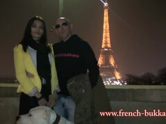 Brunetka, Francúzskej, Skupina, Hd, Prírodné, Bradavky, Vonku, Kozičky