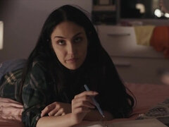 아기, 큰 가슴, 흑갈색 머리, Hd, 레즈비언, 대단히, 조그마한, 젖가슴