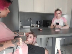 Stor kuk, Avsugning, Fångad, Älskarinna, Offentlig