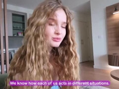 Big Tit Best Friend Fuck - Rough Cowgirl Sex with Creampie Finish