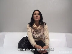 Lesbian Czech Couple: Attractive Brunette Pretty Nikol