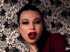 Brunette vixen ignites wild, daring passionate hotel adventure play