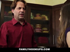 Duże cycki, Tatuś, Córka, Obciąganie, Hardcore, Naturalne cycki, Rzeczywistość, Ogolona