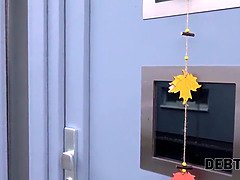 Szépség, Gesztenyebarna, Kutya póz, Európai, Hd, Érett feleség, Valóság, Tetkó