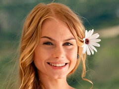 Erstaunlich, Blondine, Klaffend, Im freien, Höschen, Dürr, Solo, Titten