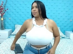 Latina boobs, gigantic boobs, flash