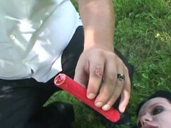 Bdsm, Bondáž, Dominace, Německé, Venku