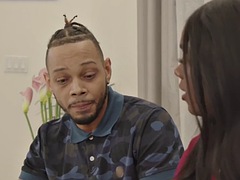 Niemowlę, Duży kutas, Czarny, Obciąganie, Ciemna karnacja, Włochaty, Obciąganie, Ssanie