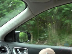 Leie, Blasen, Papi, Freundin, Orgasmus, Im freien, Pov, Öffentlich