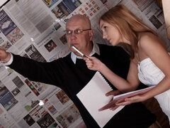 Rumpe, Blond, Kukk suging, Bakfra, Slikking, Fitte, Tenåring, Pupper