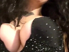 Μελαχροινή, Γυναικεία επιβολή, Ώριμη, Φυσικά βυζιά, Μόνος, Τατουάζ