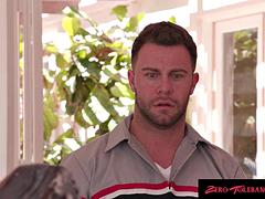 Niemowlę, Duży kutas, Duże cycki, Blondynka, Obciąganie, Obciąganie, Cycki