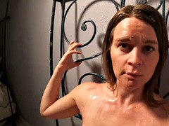 Pompino, Coppia, Schizzo di sborra, Fidanzata, Hardcore, Albergo, Punto di vista pov, Moglie