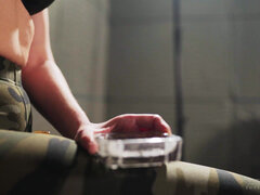 헝가리인, 정부, 빨간 머리, 스모킹, 혼자