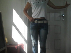 Amateur, Hablar sucio, Pajear, Jeans, Orinar, Solo