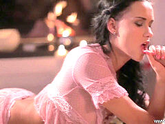 luxurious And sensuous CFNM blowjob