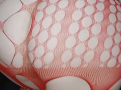 Curvy Body, Showing Pussy, Sexy Fishnet