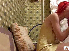 Leie, Spermaladung, Selbstgemacht, Rotschopf