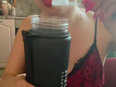 Blondin, Fetisch, Mat, Glasögon, Milf, Solo, Sport