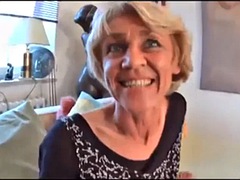 Desperate little German granny Rita gets assfucked by Stud1