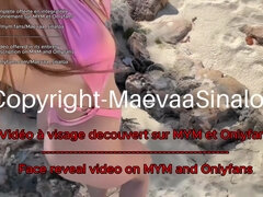 Maevaa Sinaloa - Surprise Creampie On A Public Beach