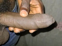 Africano africana, Jato de porra, Feito em casa, Masturbação, Solo chão