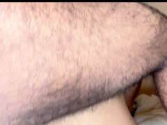 Shemale in Banana Pyjamas Being Fucked by a Black Guy Without a Condom