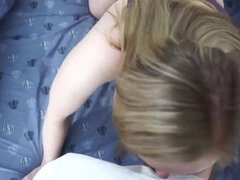 Amatoriale, Pompino, Schizzo di sborra, Da dietro, Tette naturali, Punto di vista pov, Russa, Sorella