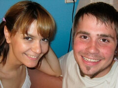 Grote lul, Pijpbeurt, Hondjeshouding, Natuurlijke tieten, Twee staartjes, Geschoren, Mager, Tieten likken