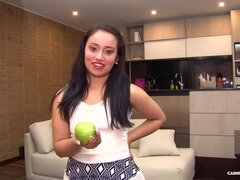 Colombian Amateur Milena Alvarez: Hard Boning with a Messy Facial