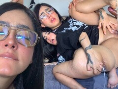 18 anni, Amatoriale, Anale, Culo grosso, Sborrata, Scureggiare, Latina