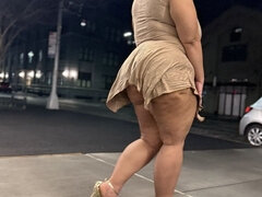 Amatéři, Americké, Zadek, Bbw, Velký zadek, Femdom, Venku, Sólo