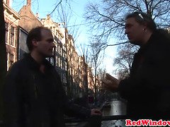 Creampied dutch hooker entertains tourist