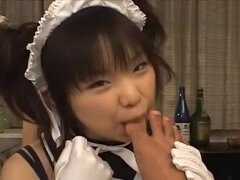 Hottest Japanese chick in Best POV, Maid JAV video