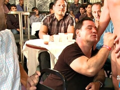 Real stripper party with deepthroating