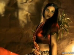 Energetic girl at exotic smut