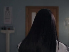 Arsch, Blasen, Kehlenfick, Arzt, Erotisch, Fingern, Natürlichen titten, Pov