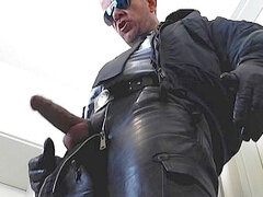 Leather Cop 61 Piss and Cum