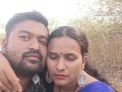 Kavita Bhabhi Cheats on Husband with Lover in Jungle - Desi Aunty Rough Sex