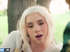 Blondine, Pik sutte, Hård sex