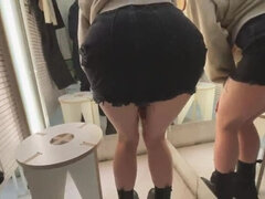 The Girl In The Fitting Room Showed Herself. Came Back Home And Fucked.