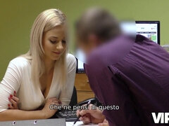 Czech teen interviewed for vip4k fetish audition and ends up with a cash reward