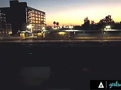 Girlsway - detective Misty Stone has hard xxx with her colleague on their desk at the police station