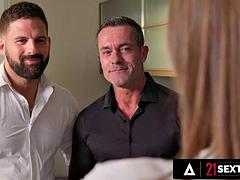 21 SEXTURY - Hot Blonde Babe Angelica Heart Getting Fucked Anal Compilation