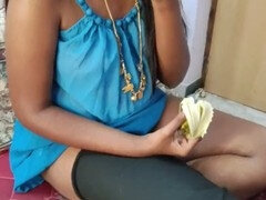 Sexy Indian aunty Kavitha Raj teases her husband while showing off her big natural funbags and gets shaved