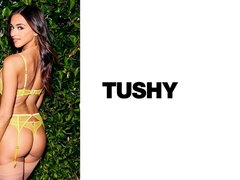 Iso perse, Iso kulli, Isot tissit, Musta, Suihinotto, Ruskeahiuksinen, Takaapäin