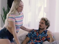 Dixie Lynn is exploring her sexuality with the stepbro