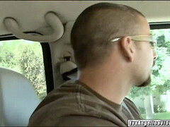 Duży tyłek, Duży kutas, Chłopak, Twarzowy, Dziewczyna, Okulary, Trójkąt, Cycki