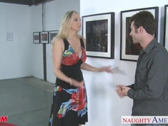 デカパイ, ブロンド, フェラチオ, ハードコア, Hd, 淫乱熟女, オッパイの, 妻