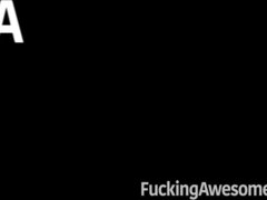 Veľké kozy, Blondína, Brunetka, Striekanie semena, Péro, Hardcore